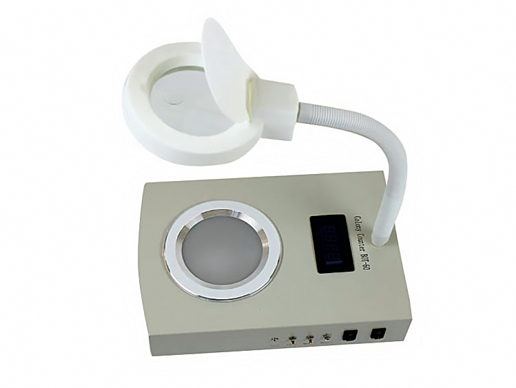 模具設計，自動，光學放大5X，10X，透射反射、同軸照明，計數范圍：1－999，電源：16W 培養皿尺寸：Φ110mm,Φ90mm ,Φ50mm.可增加數據接口,分析軟件，磨具設計，防止液體滲漏